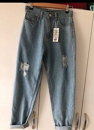 Mom jean pantolon