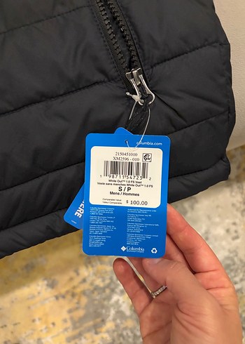 Columbia Siyah Erkek Şişme Yelek - Görsel 2