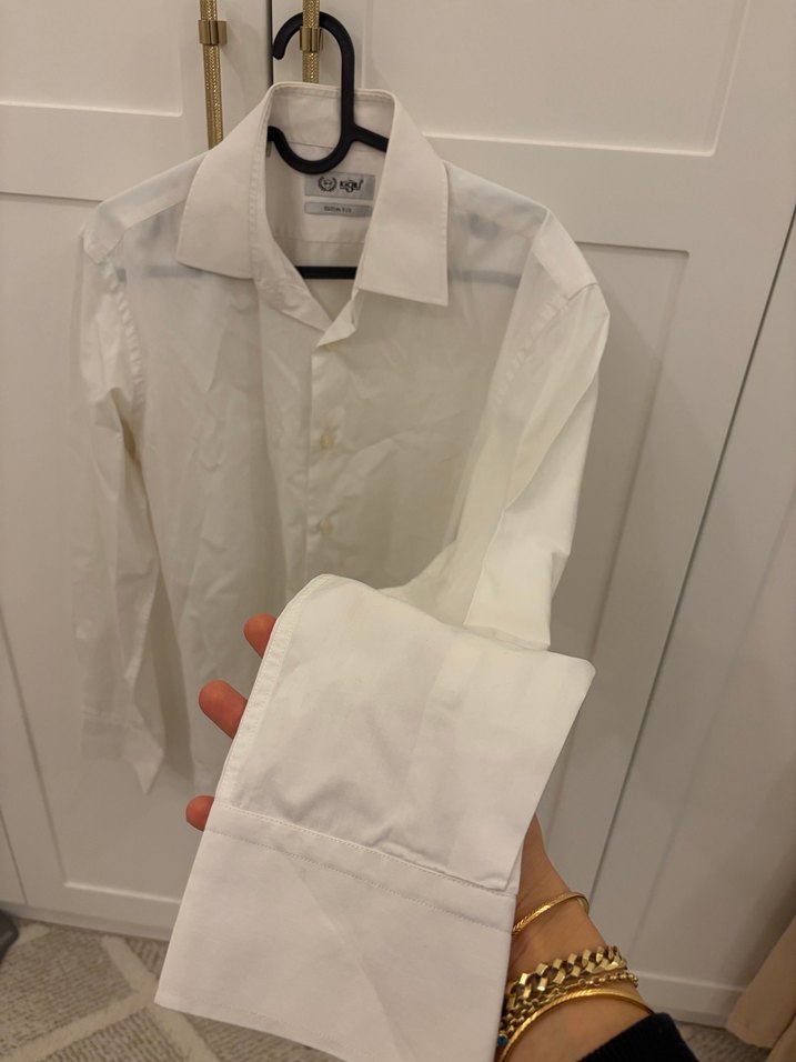 Kığılı Erkek Beyaz  Gömlek - Görsel 3