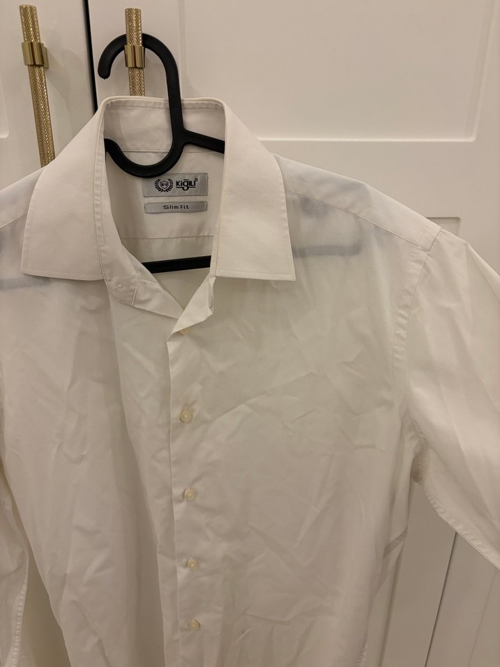 Kığılı Erkek Beyaz  Gömlek - Görsel 2