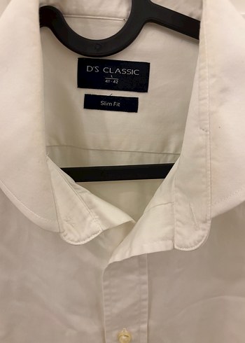 DS damat Erkek Beyaz Klasik Gömlek - Görsel 3