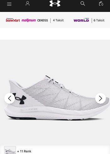 Beyaz Erkek Spor Ayakkabısı - Under Armour - Görsel 9