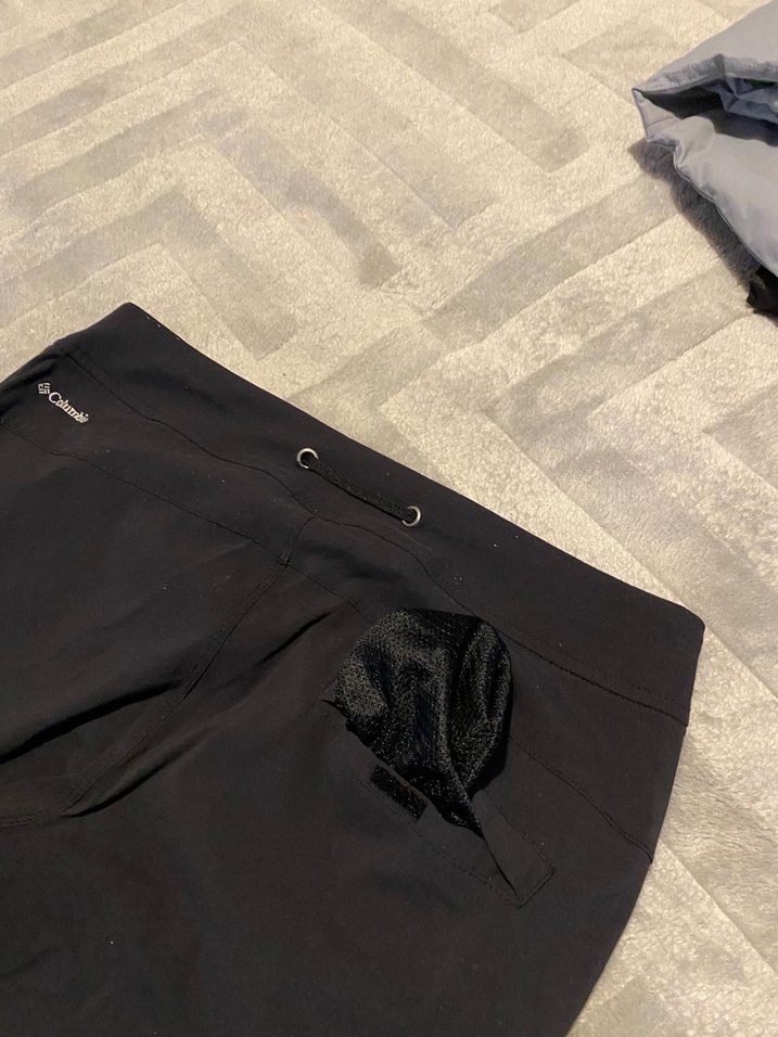 Siyah Kadın Kumaş Pantolon-tayt - Görsel 3