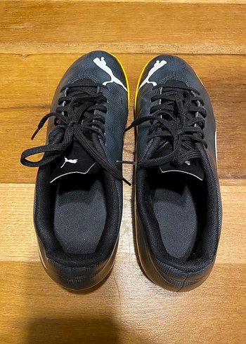 Siyah Erkek Futbol Ayakkabısı Velcro Detaylı - Görsel 7