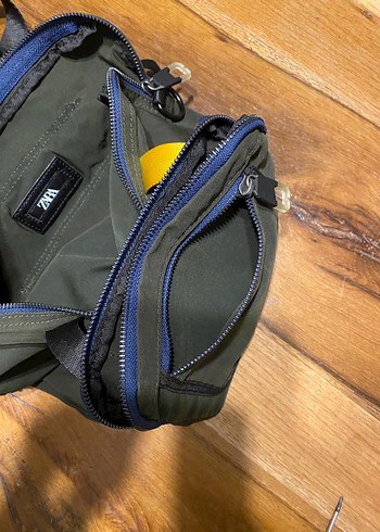 Sarı Detaylı Erkek Omuz Çantası ve bel çantası - Görsel 8