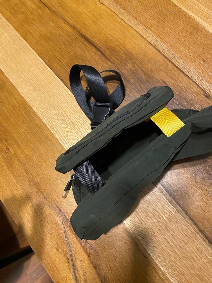 Sarı Detaylı Erkek Omuz Çantası ve bel çantası - Görsel 4