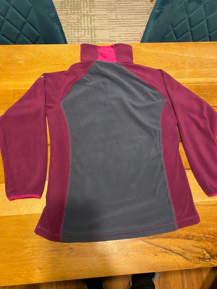 Bordo Gri Fermuarlı kadın - Görsel 2