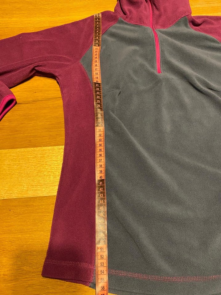 Bordo Gri Fermuarlı kadın - Görsel 4