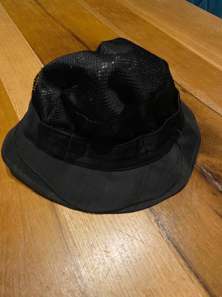 Düğmeli Siyah Street Wear Kadın Şapka - Görsel 2