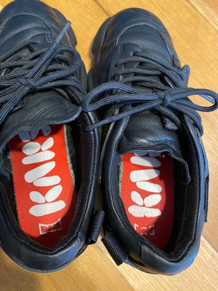 Siyah Kadın Blok Topuklu Spor Ayakkabı - Görsel 4