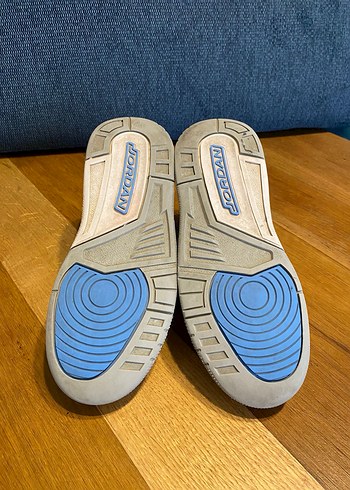 Beyaz Mavi Bağcıklı Basketbol Ayakkabısı - Görsel 4