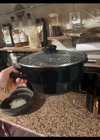 Kahverengi Derin Kızartma Tenceresi - Görsel 3