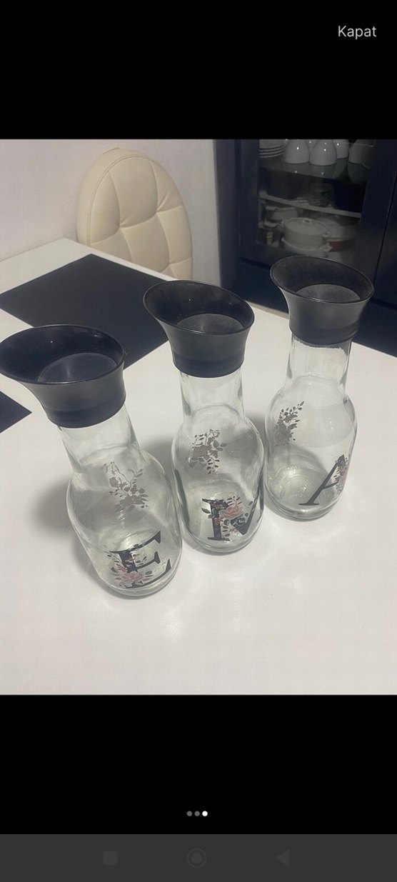 Siyah Kapaklı Cam Sürahi Seti - Görsel 4