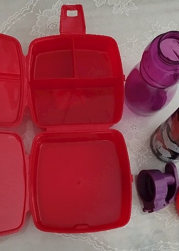 Çocuklar için renkli termos ve beslenme seti - Görsel 14