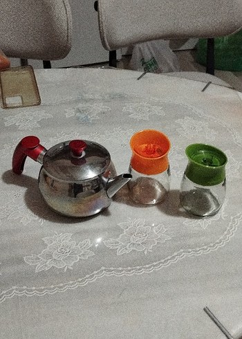 Çok Renkli Çaydanlık ve Baharat Öğütücüler - Görsel 6