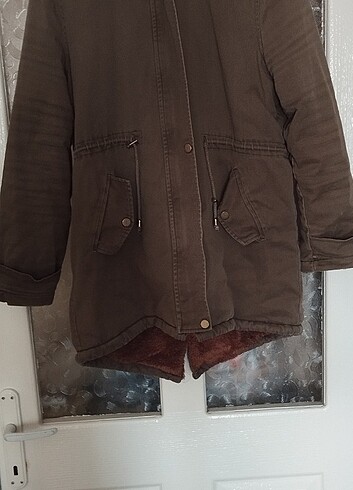 İçi tüylü kadın mont 42 beden - Görsel 6