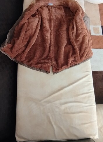 İçi tüylü kadın mont 42 beden - Görsel 7