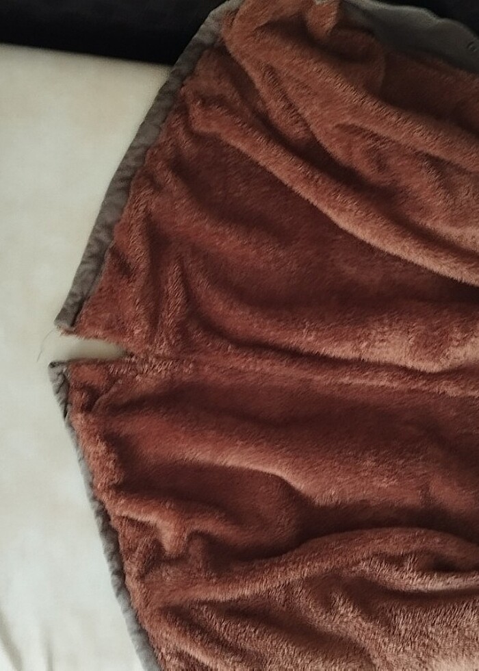 İçi tüylü kadın mont 42 beden - Görsel 2