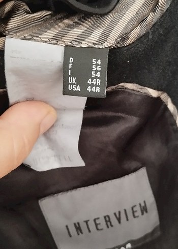 Erkek Siyah Midi Düğmeli kaşe kaban - Görsel 14