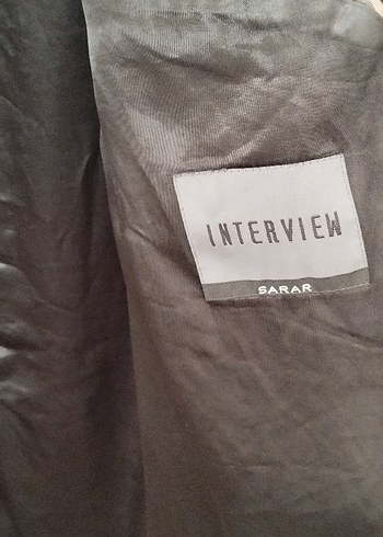 Erkek Siyah Midi Düğmeli kaşe kaban - Görsel 10