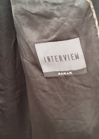 Erkek Siyah Midi Düğmeli kaşe kaban - Görsel 9