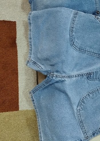 7 Yaş Beden Erkek Çocuk Açık Mavi Denim Şort