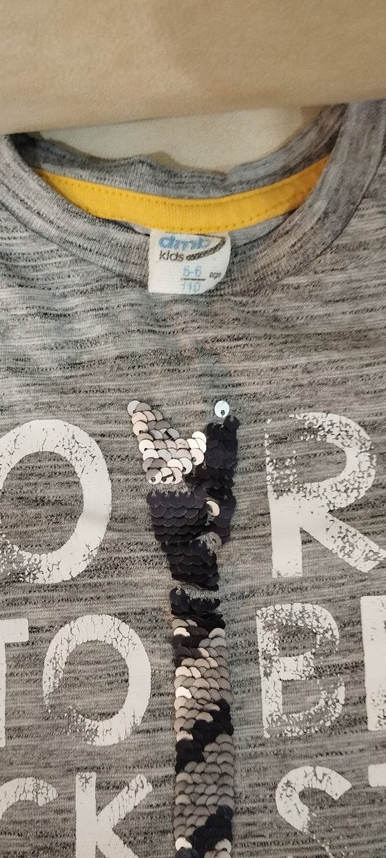 Gri Baskılı Kısa Kollu Erkek Bebek Takımı - Görsel 4