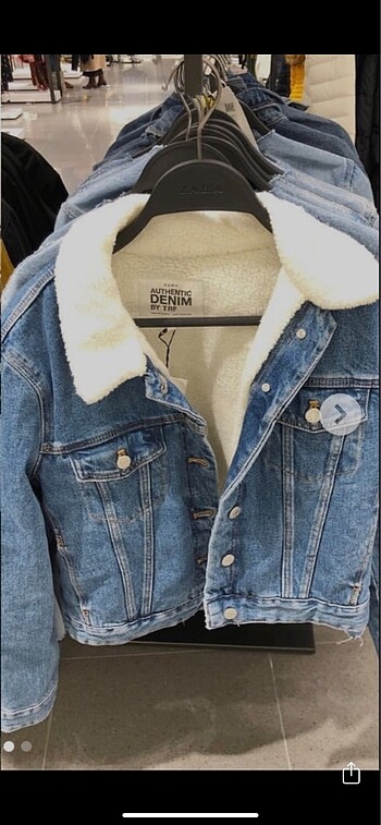 ZARA içi yünlü kot ceket