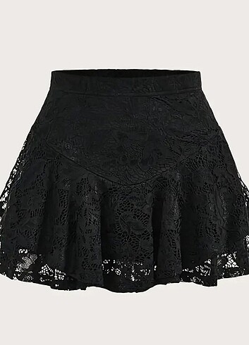 Dantelli mini etek