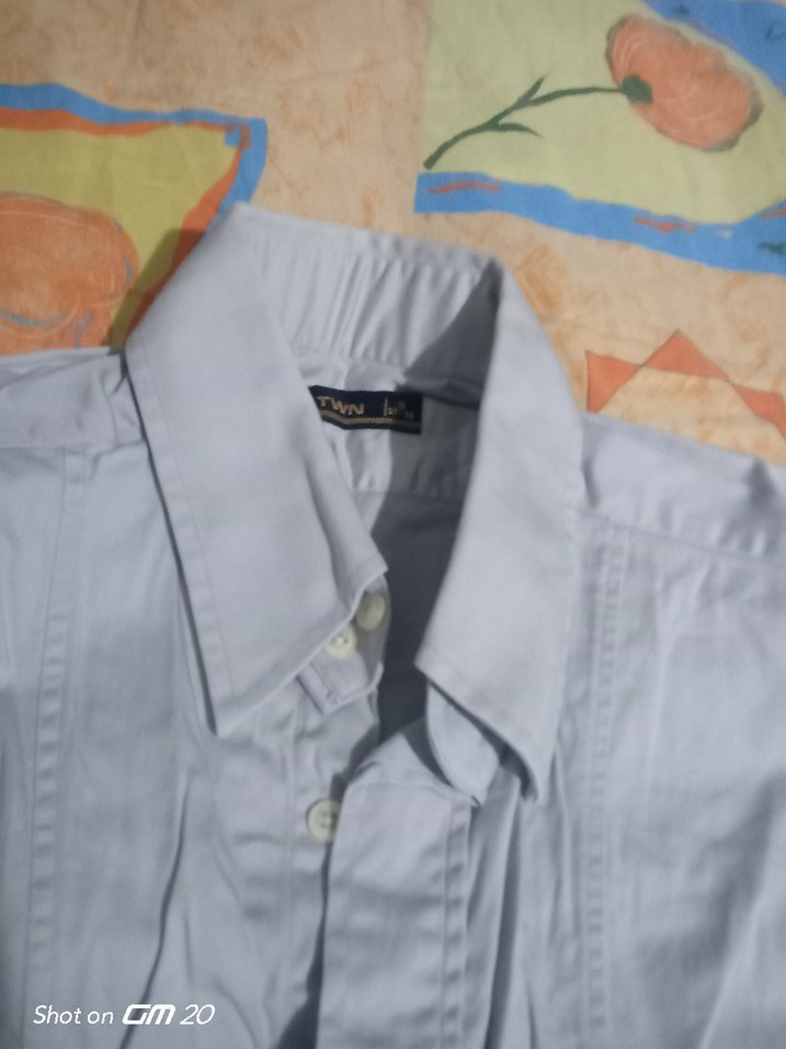 Mavi Denim Düğmeli Erkek Gömlek - Görsel 4