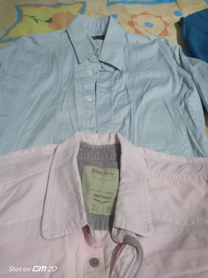 Mavi Denim Düğmeli Erkek Gömlek - Görsel 2