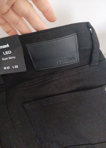 Siyah Dar Kesim Kadın jeans pantolon - Görsel 6