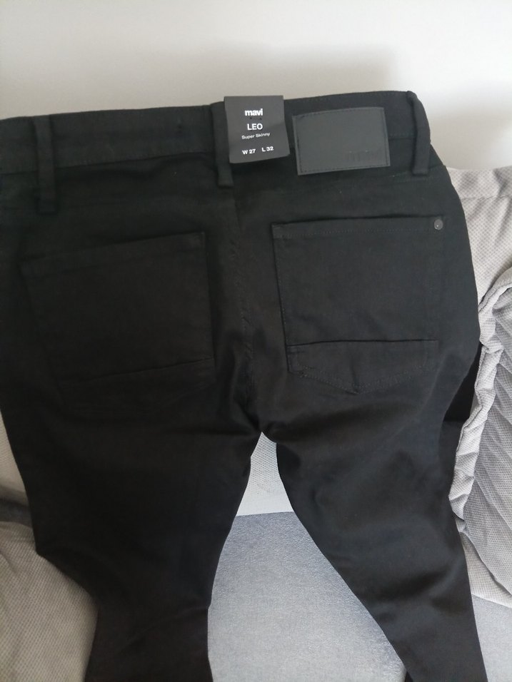 Siyah Dar Kesim Kadın jeans pantolon - Görsel 5