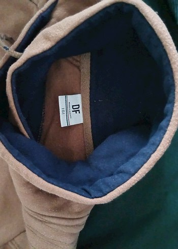 Dik Yaka Kahverengi Fermuarlı Erkek Sweatshirt - Görsel 2