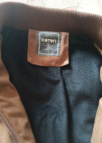 Erkek Kahverengi Süet Fermuarlı Ceket - Görsel 2