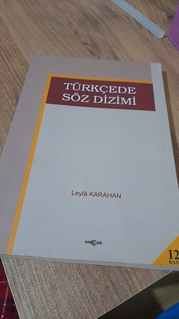 Leyla Karahan Türkçede söz dizimi 