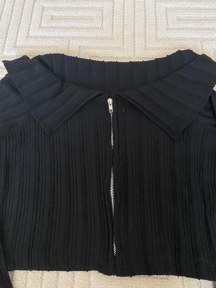 Fullamoda Siyah Bluz - Görsel 3