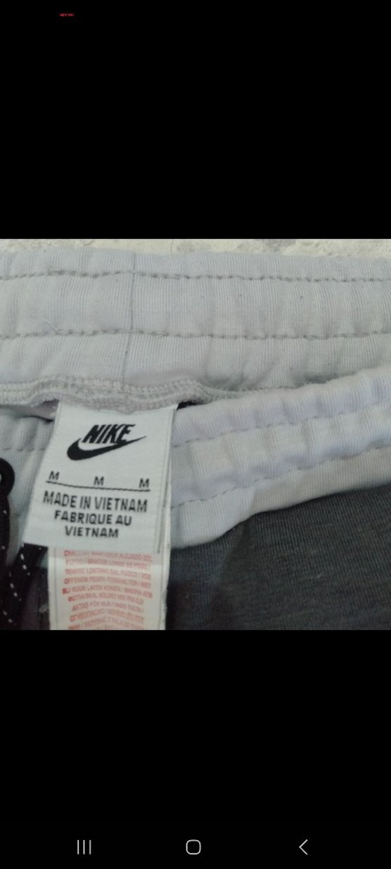 Gri Nike Fermuarlı Erkek Eşofman Altı - Görsel 3