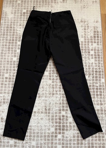 Siyah Kadın Kumaş Havuç ADL Pantolon - Görsel 4