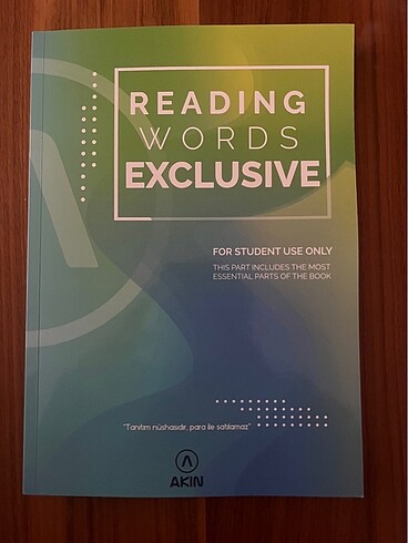 AkinDil - Reading Words Exclusive