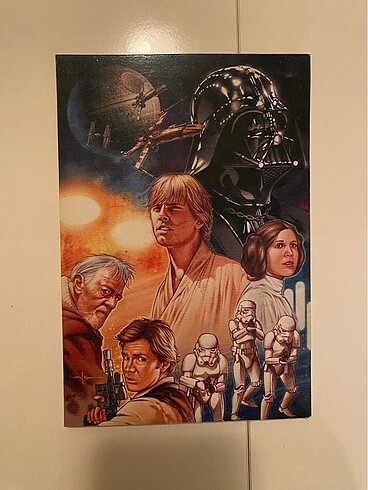 Star wars kanvas küçük tablo
