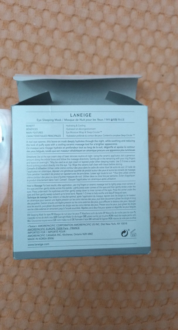 Türkiye'de yok! ANEIGE Göz Uyku Maskesi 25 ml - Görsel 5