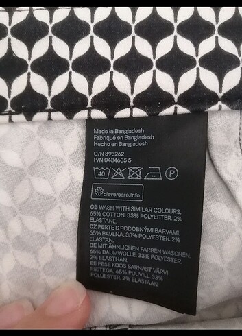40 Beden H&M kadın kumaş pantolon