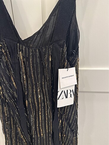 Zara Zara Pullu Elbise