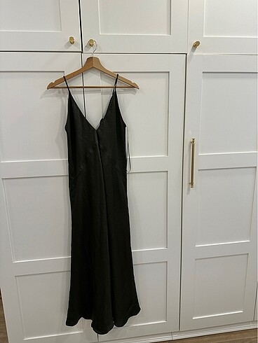 xs Beden Zara Saten Elbise
