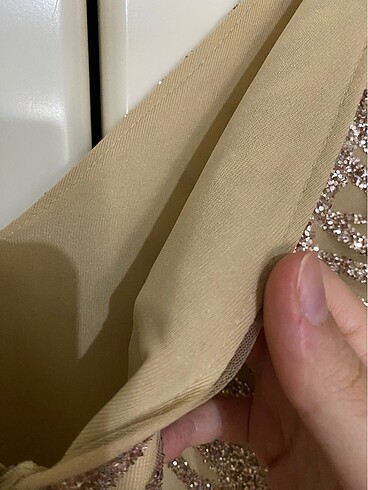 Payetli Midi Elbise - Görsel 5