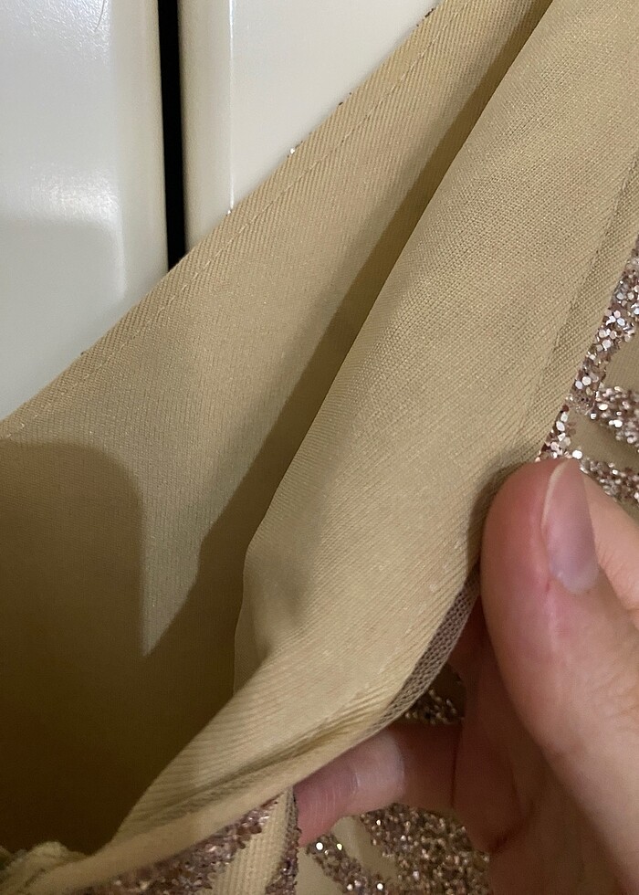 Payetli Midi Elbise - Görsel 5