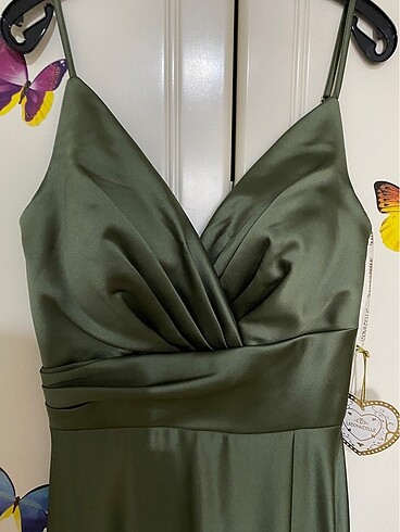 Petrol Yeşili Abiye Elbise - Görsel 2