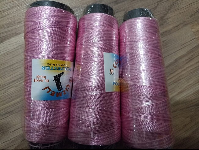  Beden çeşitli Renk Çizmeli 50 gr. El nakış ipi ve oya alt ipi