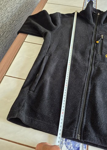 Erkek Siyah Fermuarlı Street Wear Polar - Görsel 6